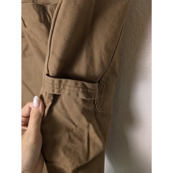 Duluth Trading Co Women DuluthFlex Fire Hose Boot Cut Brown Pants 18x29 Utility - Picture 6 of 12